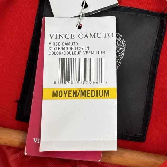 Vince Camino Women’s Red Coat Size Medium MSRP $300 - Picture 8 of 11